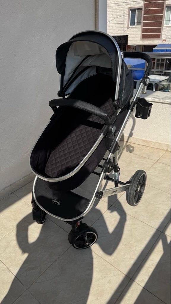 YOYKO CAPSULE EGG TRAVEL SİSTEM BEBEK ARABASI (siyah silver) - 11