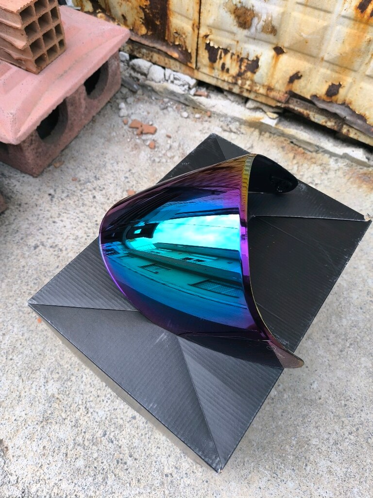 Kask Camı Gökkuşağı JK 528 (EVO) Yarım Model İçin Uyumlu Sıfır İzmir - 3