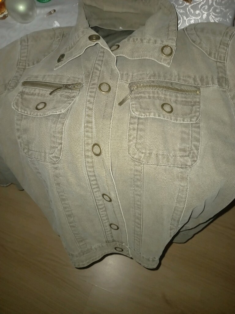 Kahve ve yeşil mont - 6