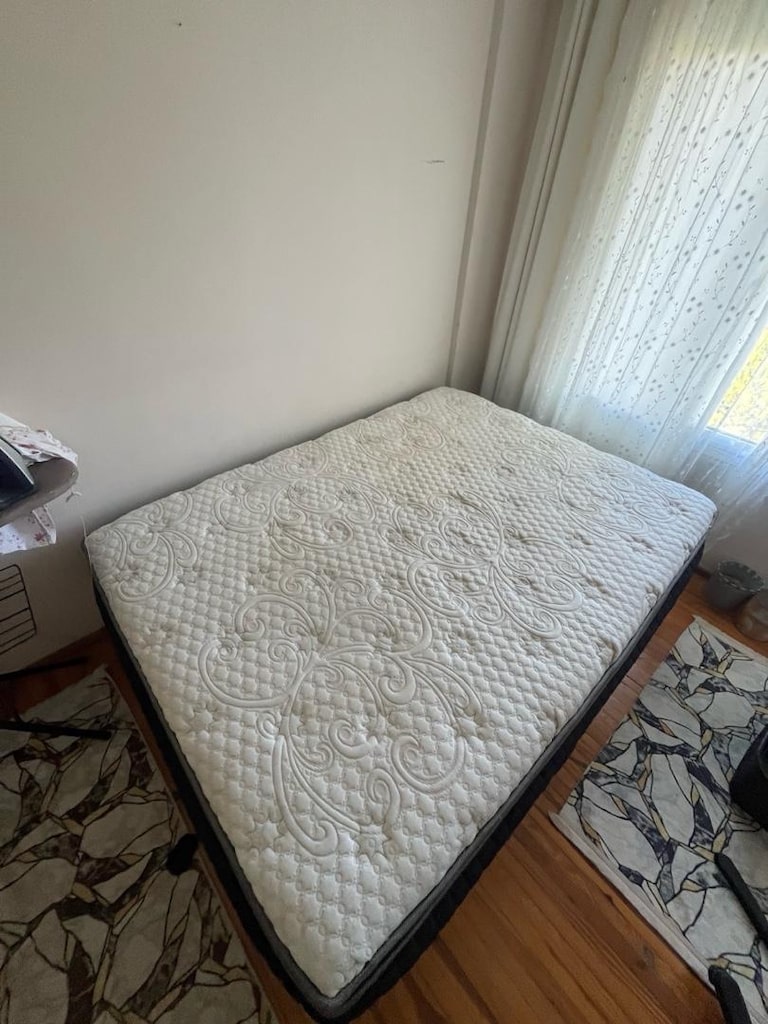 SIFIR AYARINDA TERTEMİZ ÇİFT KİŞİLİK BAZALI DOLAPLI YATAK - 2