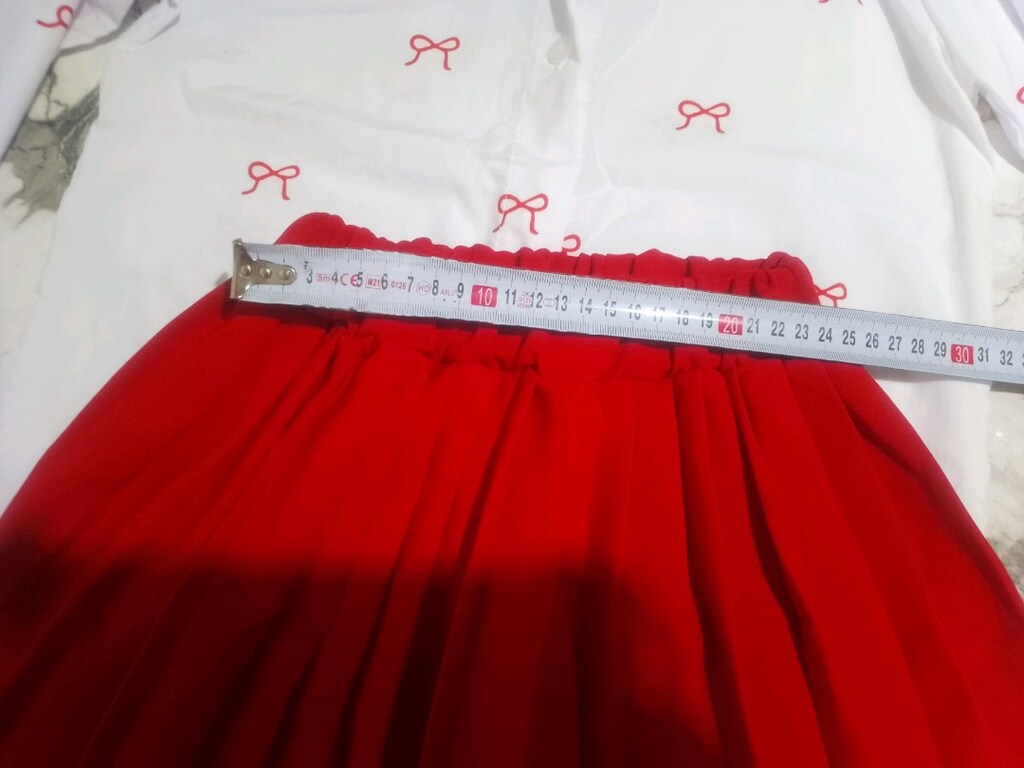 kız çocuk etek gömlek takım - 6