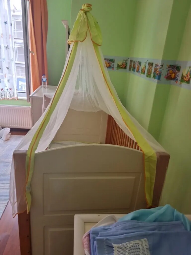 Bebek Karyolası Sivrisinek Cibinlik Seti - 5