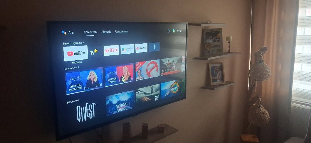 jelatinleri üzerinde 130ekran internetli Google TV axen - 3