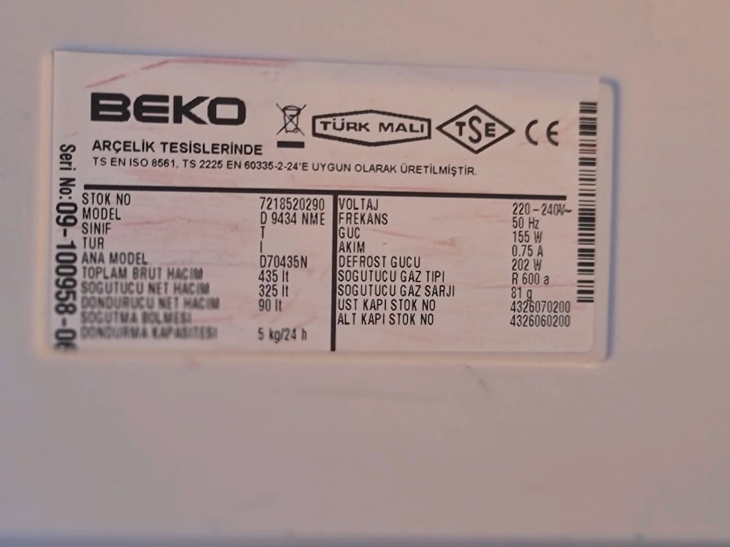 TEKNİK SERVİSTEN BEKO NOFROST BUZDOLABI - 6