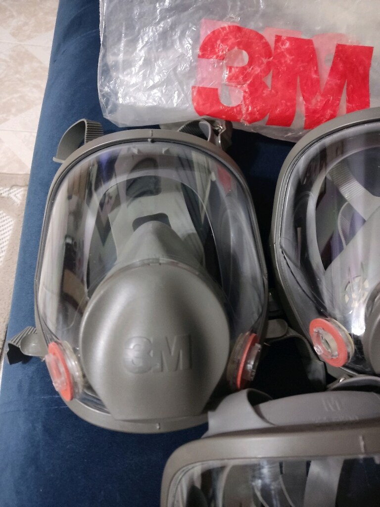 3 m tam yüz maskesi 2adet 3000 - 4