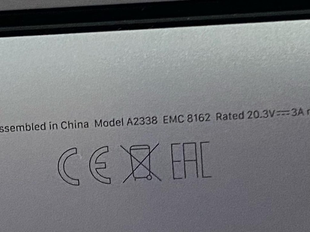 Apple MacBook M2 Cip A2338 Seri Ürünü Resimlerde Görüldüğü gibi Ekran - 2