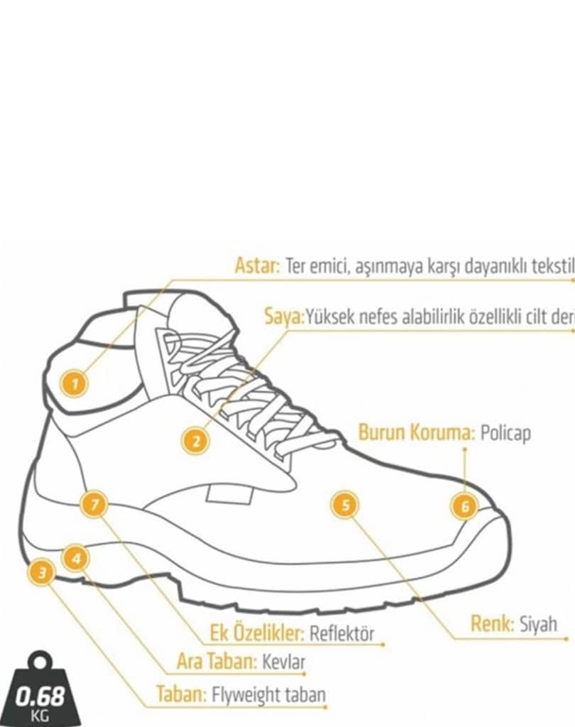 Yds iş ayakkabısı S3 45 No - 2