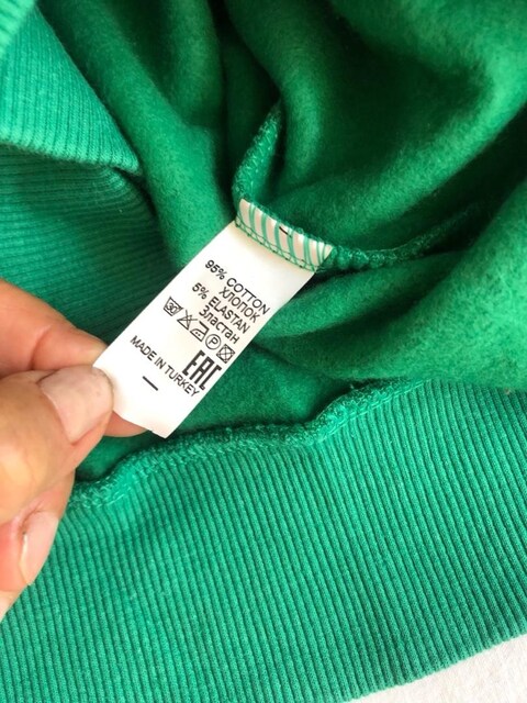 ITAKA marka ETİKETLİ M bd kapüşonlu SWEAT