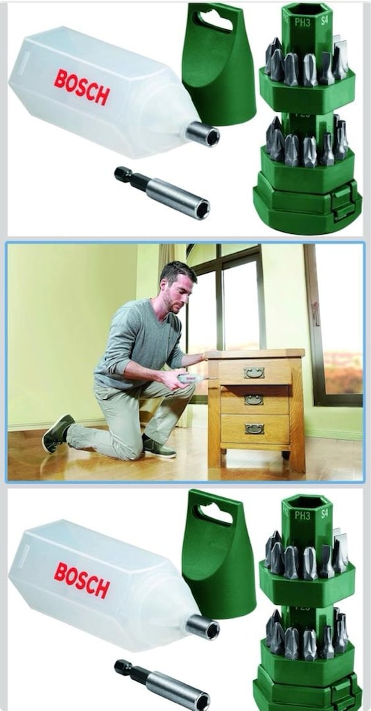 Tornavida set matkap uçları #delme #vidalama #tornavida #lokma #bosch - 7