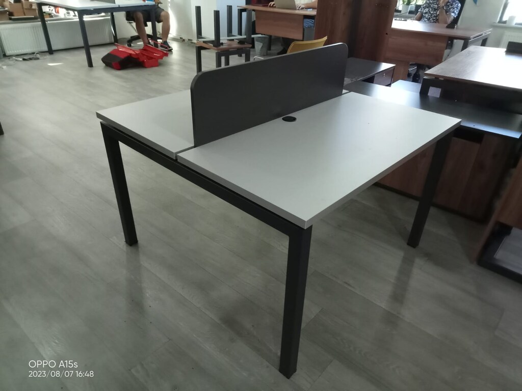 2 KİŞİLİK SATIŞ DESTEK MASASI + 2'Lİ BÜRO MASASI + MORE OFİS - 2