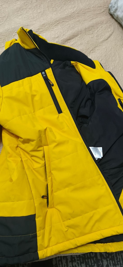 LC Waikiki XSIDE ACTIVE Sarı Dik Yaka Kapüşonlu Kayak Montu M beden - 3