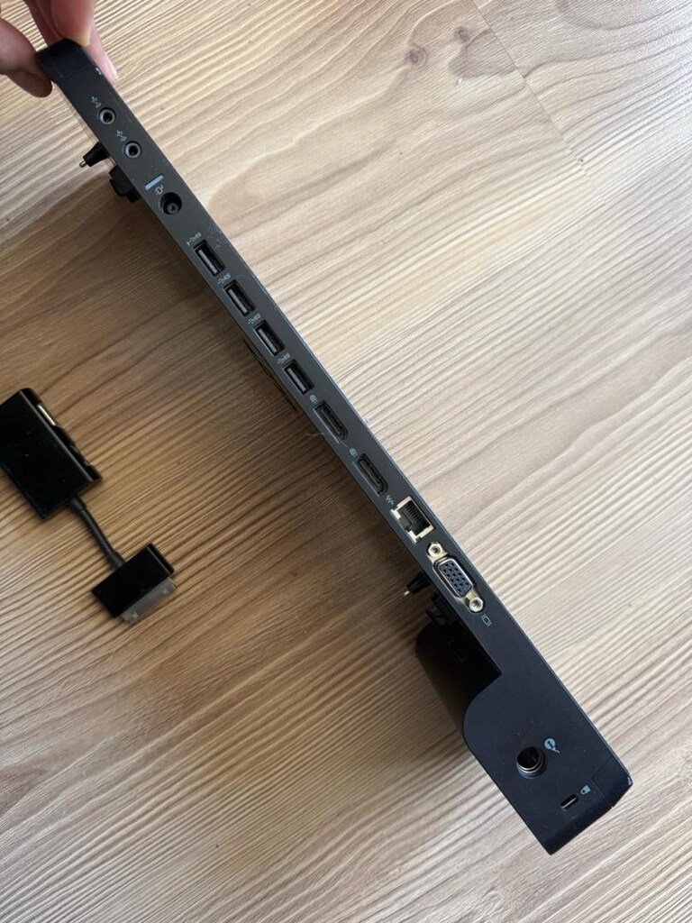 Hp Ultraslim Dock Bağlantı İstasyonu Yerleştirme Ethernet Vga Adaptörü - 5