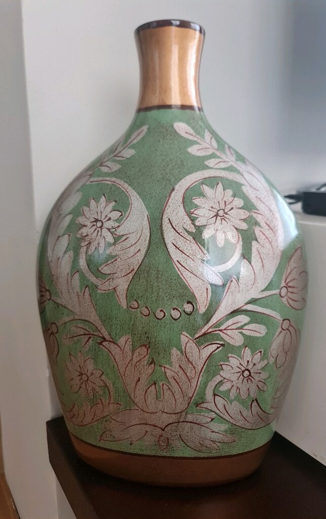 Paşabahçe desenli dekoratif vazo - 5