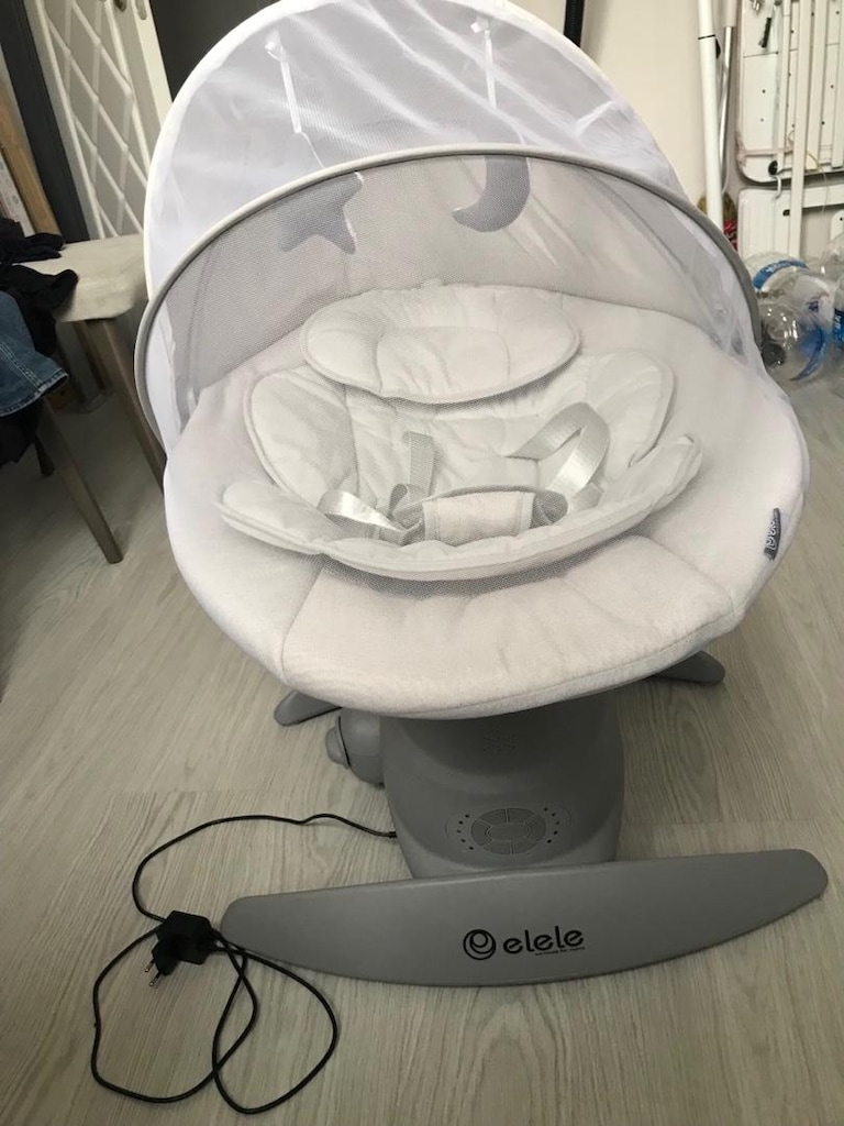 Elele Roma Lüks Elektrikli Otomatik Sallanan Ana Kucağı 360° Dönebilen