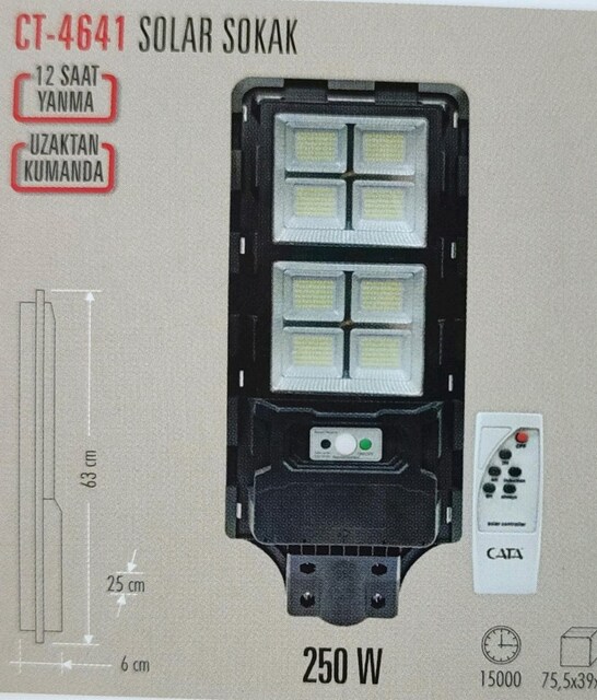 Uygun Solar Sokak Lambası