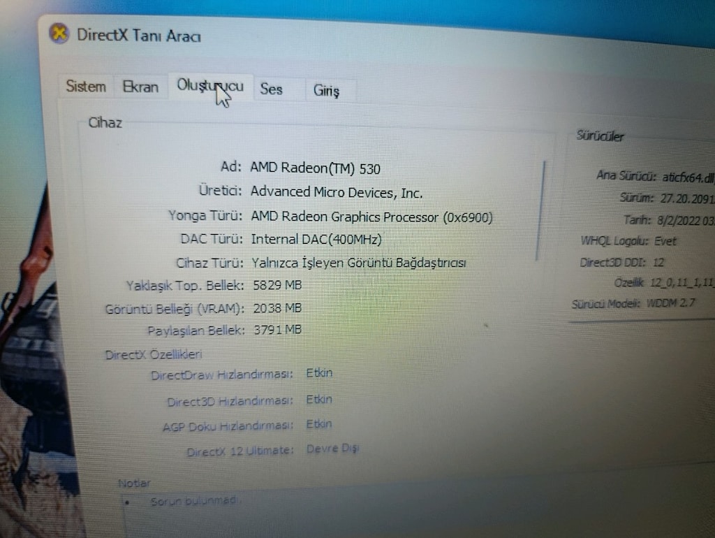 LENOVO IDEAPAD 330S | AMD A9 | 8 GB RAM | 240 GB SSD | 2 GB HARİCİ EKR - 8