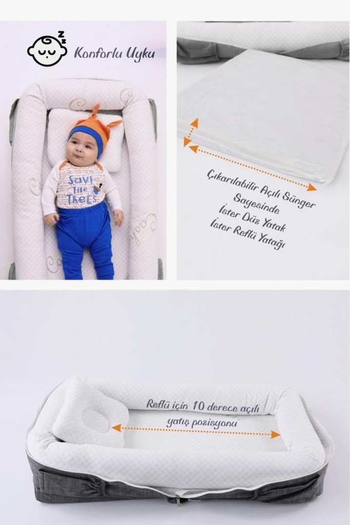 Babynest Bebek Yatağı Taşınabilir - 2