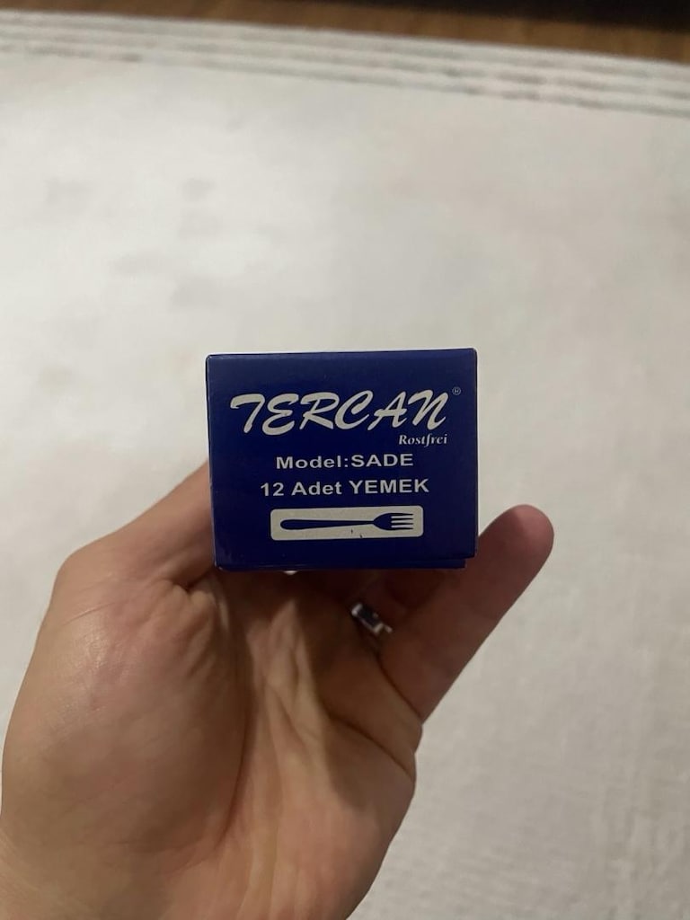 Tercan 12 kişilik çatal takımı - 5