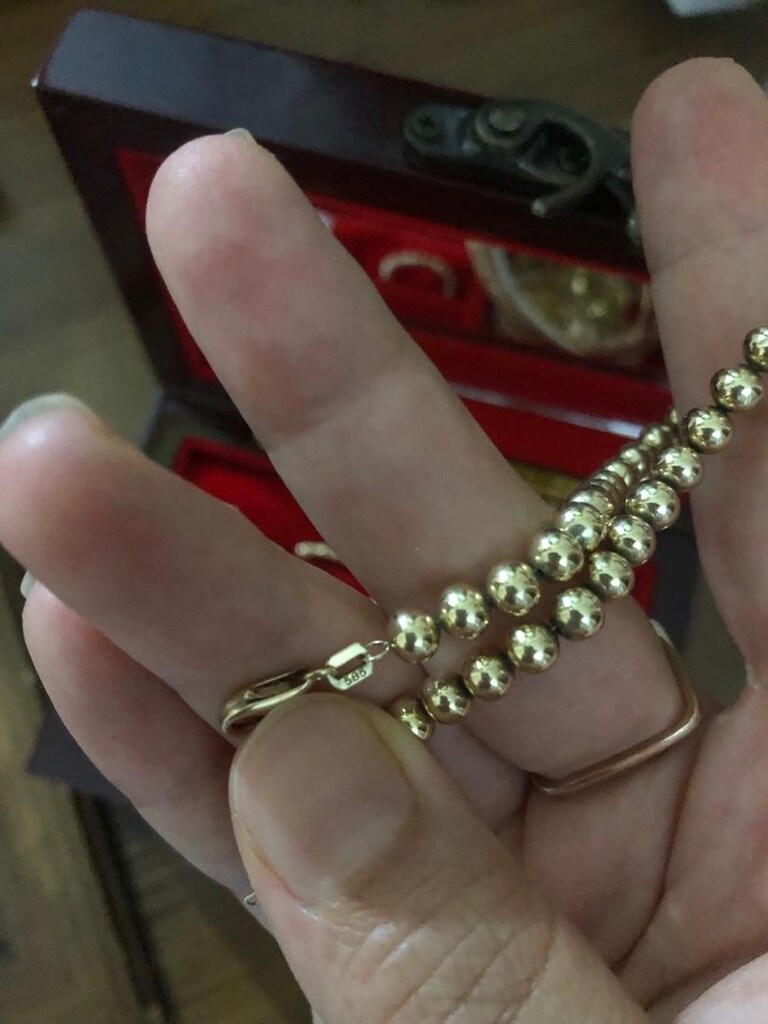 14 ayar altın tiffany model bileklik - 2