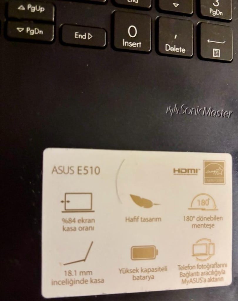 Asus E510 - 5