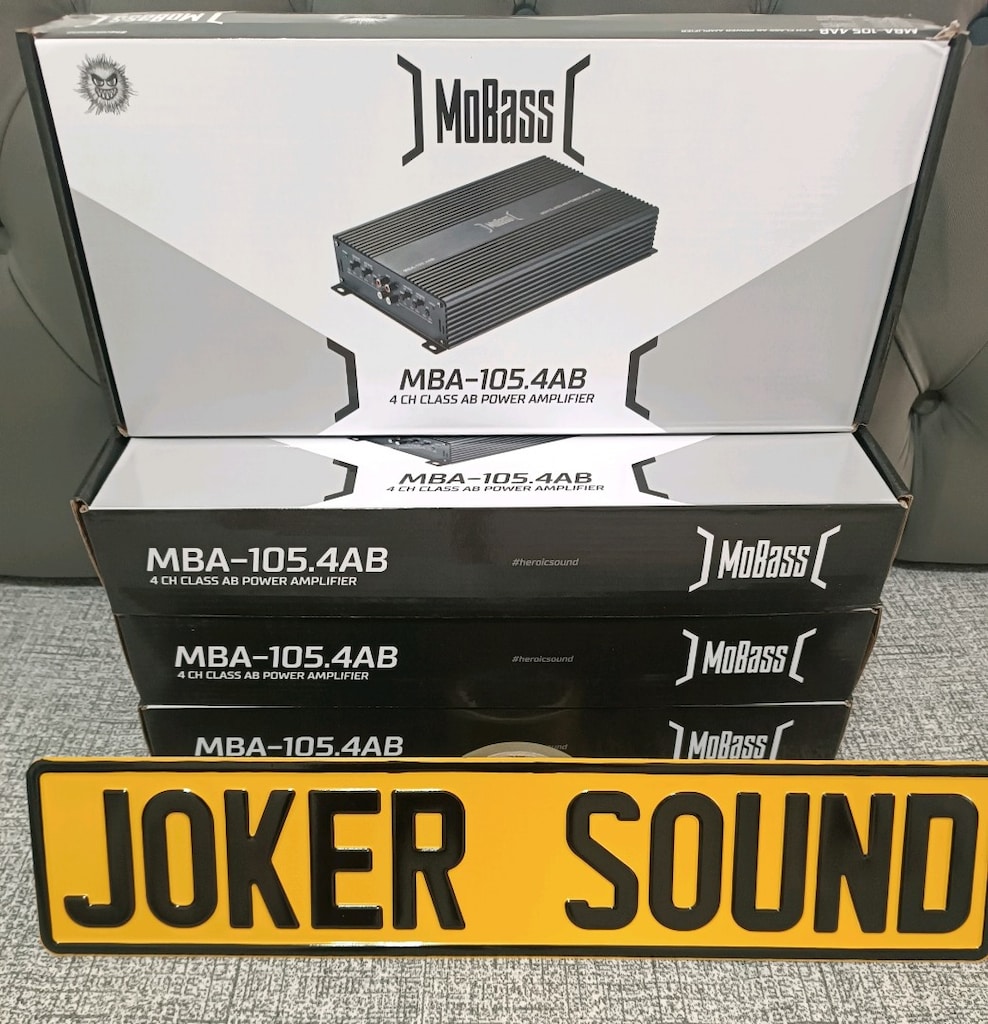 MOBASS MBA 4X105 RMS AB CLASS ANFİ BAS KONTROLLÜ SIFIR ÜRÜN - 2