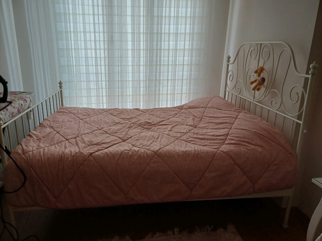 İkea Ferforje Karyola ve yatak - 2