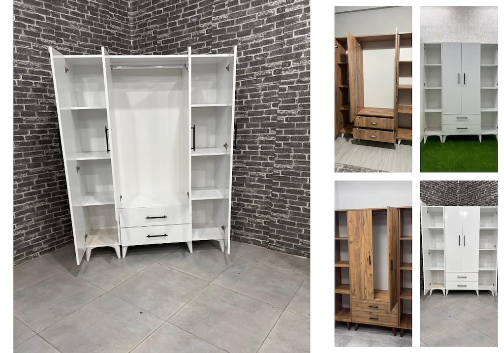 4 kapaklı elbise dolabı opvhundobr - 5
