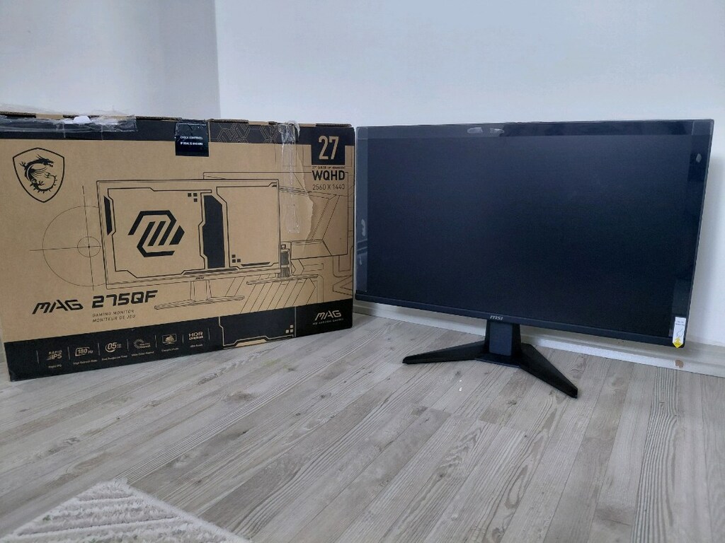 MSI 27" Mag 275QF 2560X1440(WQHD) IPS 180HZ 0,5ms Gaming Monitor - 8