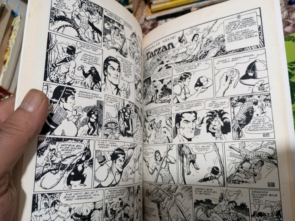 Tarzan cilt 2-6 çok nadir çizgi roman - 12