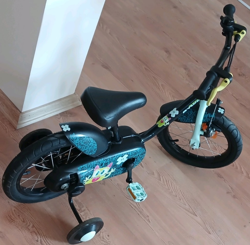 Btwin çocuk bisikleti 14 jant Decathlon YENİ GİBİ Ön Sepetli - 19