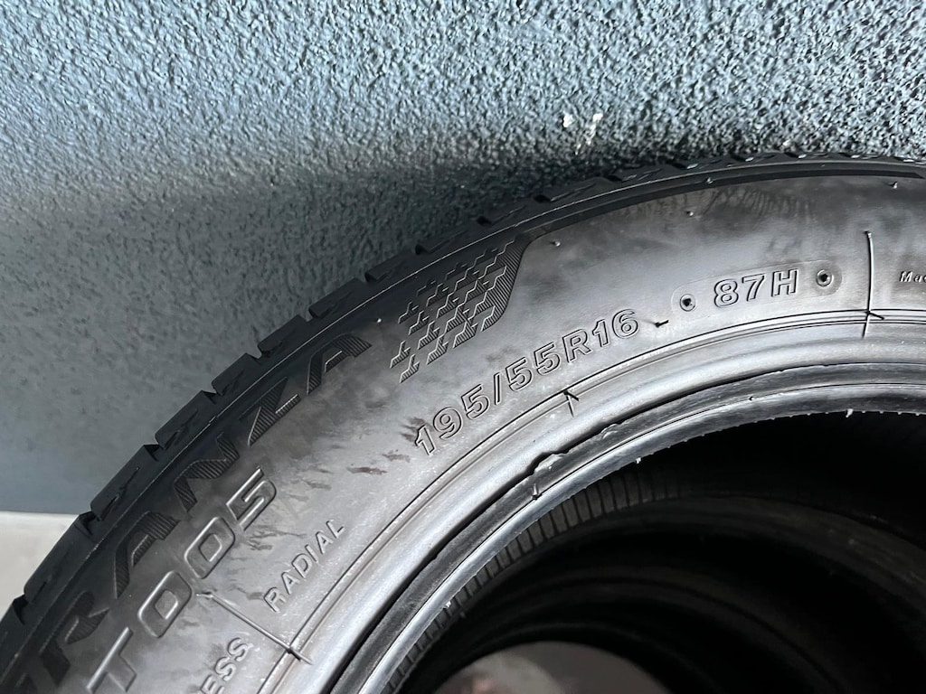 195 55 16 BRIDGESTONE YAZLIK TAKIM AZ KULLANILMIŞ - 9