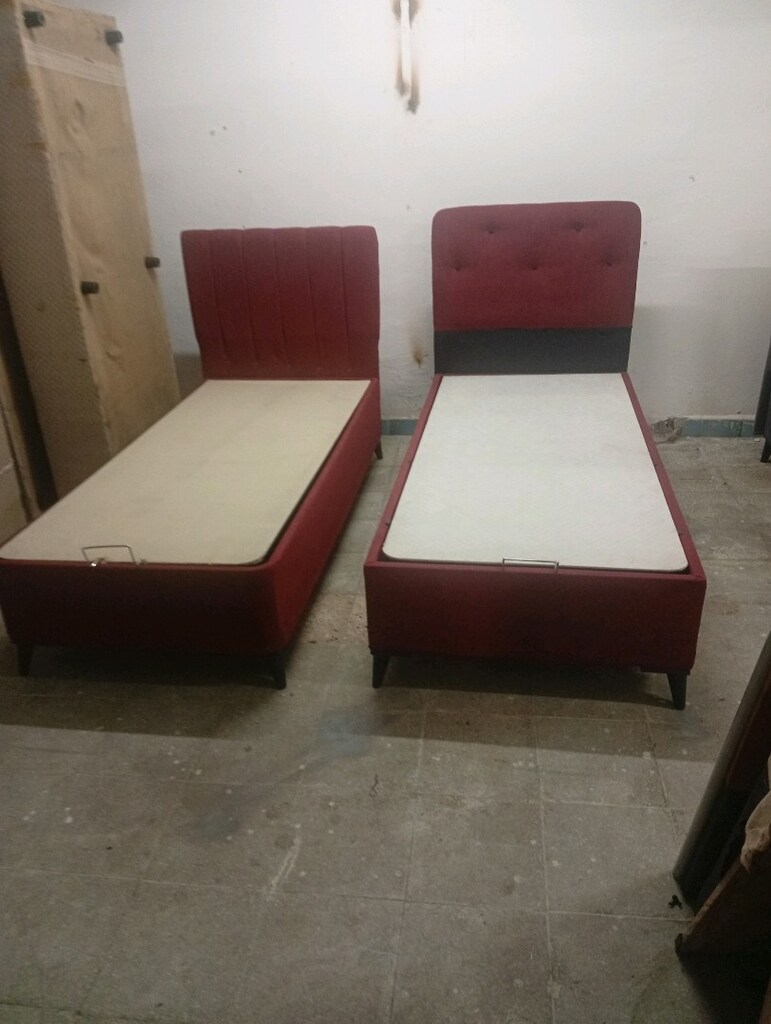 satılık 2 tane tek kişilik baza başlık vd yatak - 4