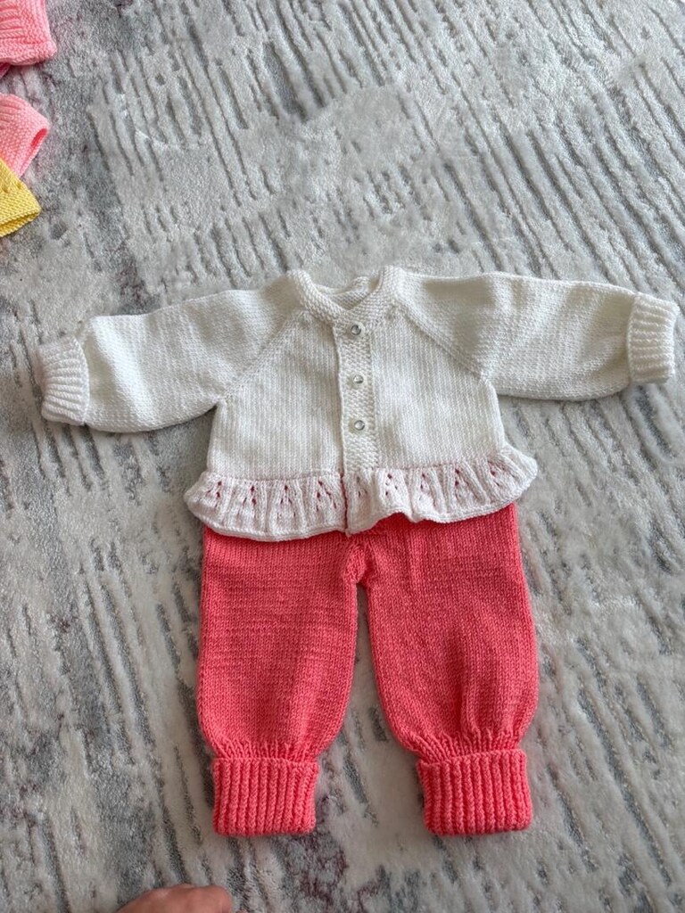 yeni örülmüş bebek kıyafetleri - 2