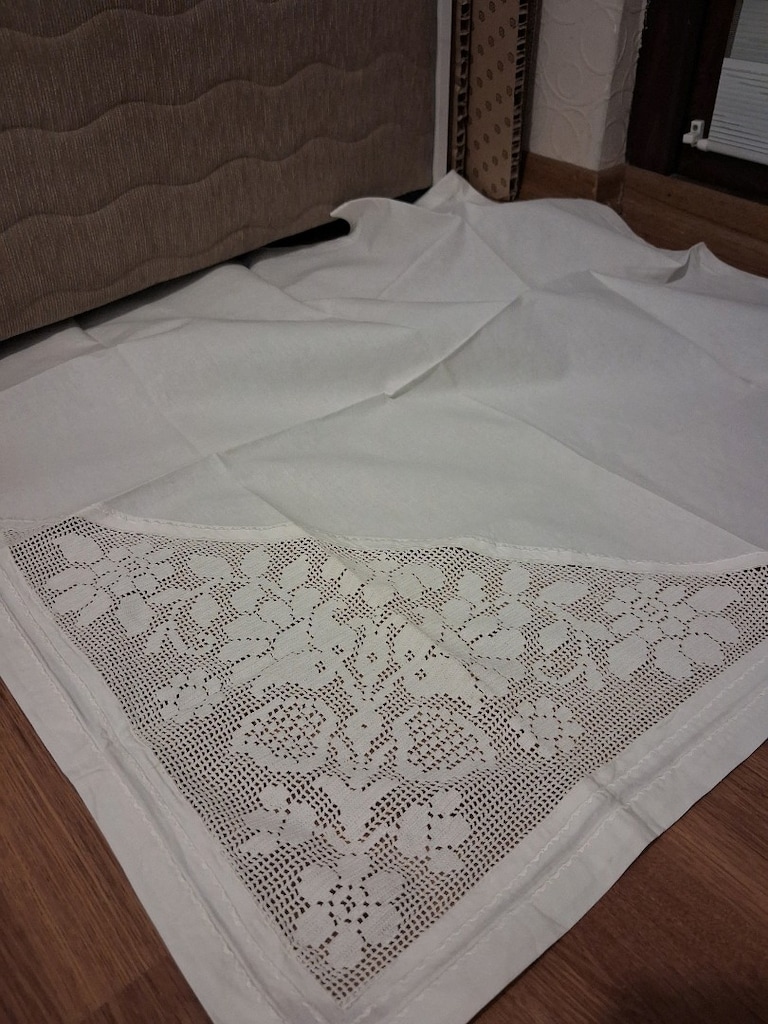 dantel köşeli bohça - 2