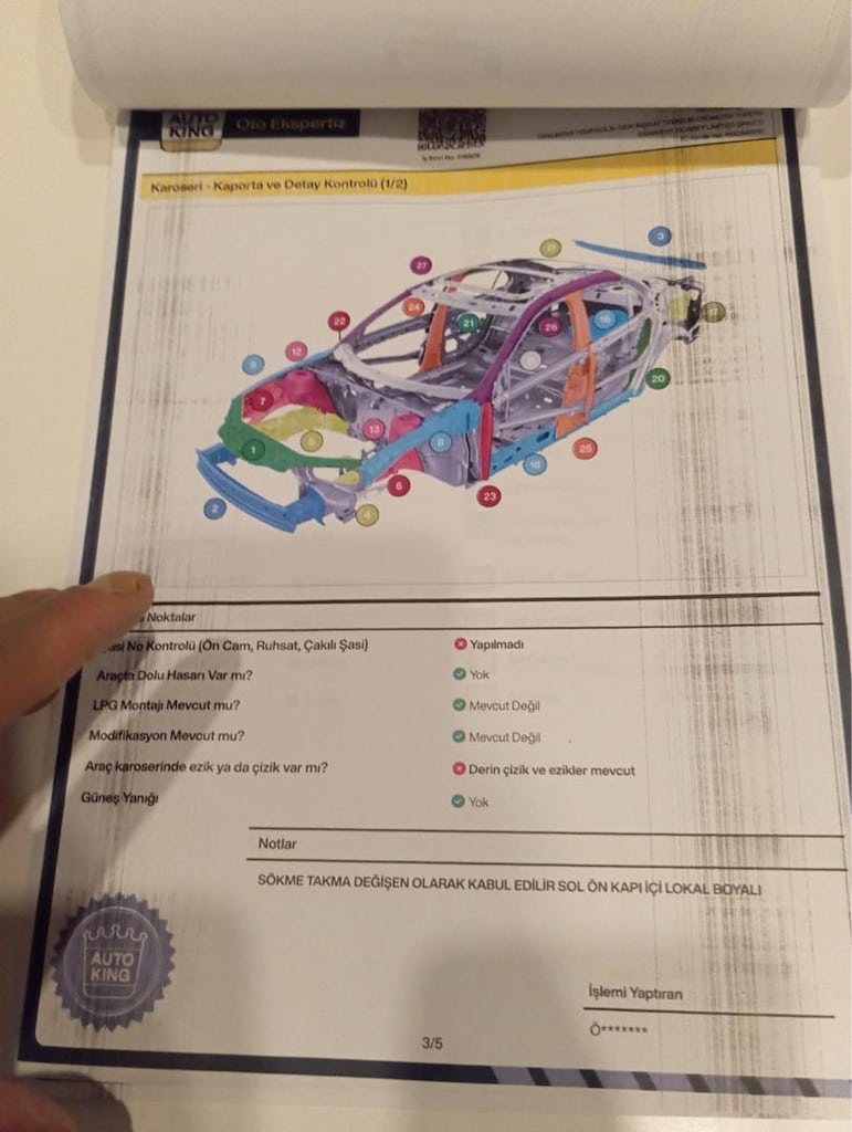 Beyaz Hatchback Araba - 9