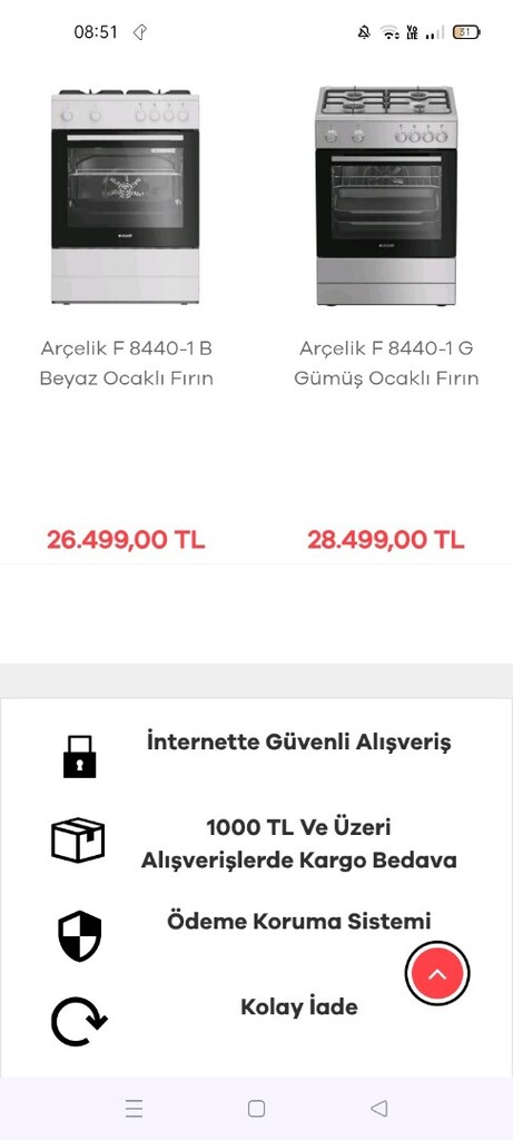Arçelik fırın - 3