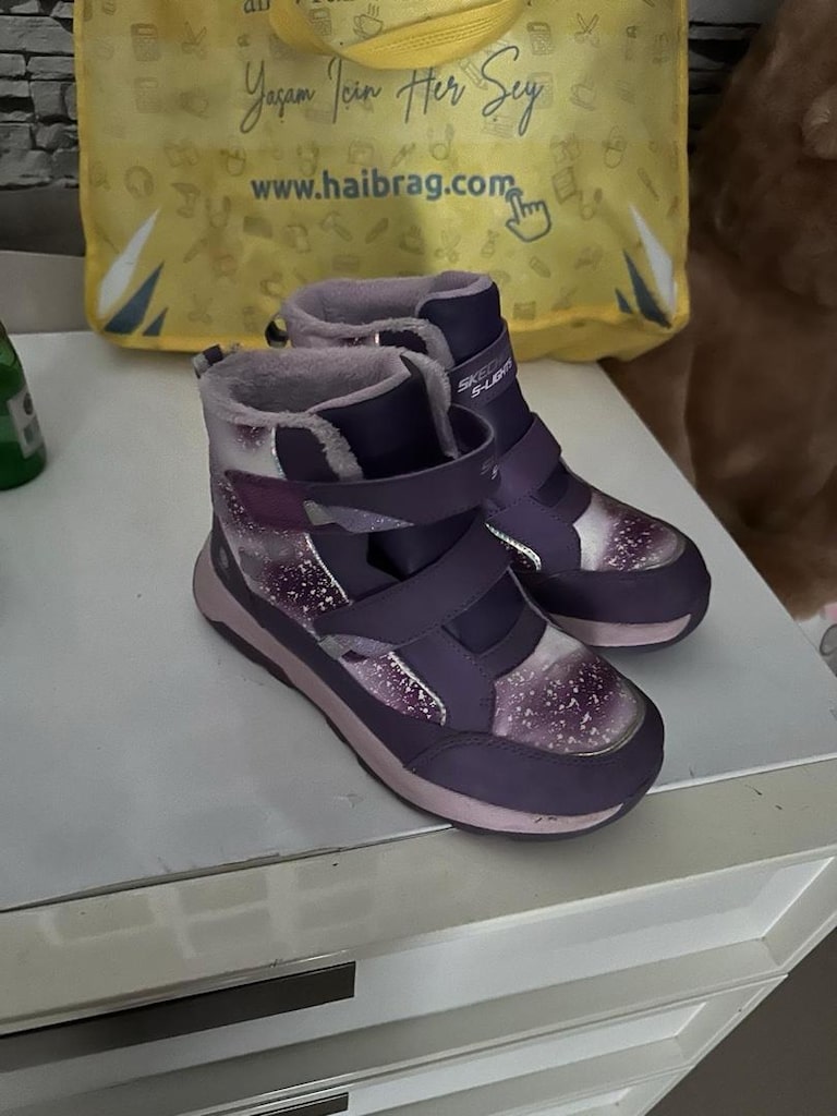skechers kız çocuk 34 numara bot - 4