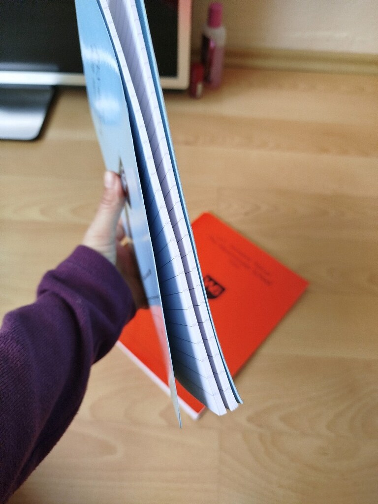 Sıfır Dubai'den alındı 2 adet çizgili ve kare defter - 8