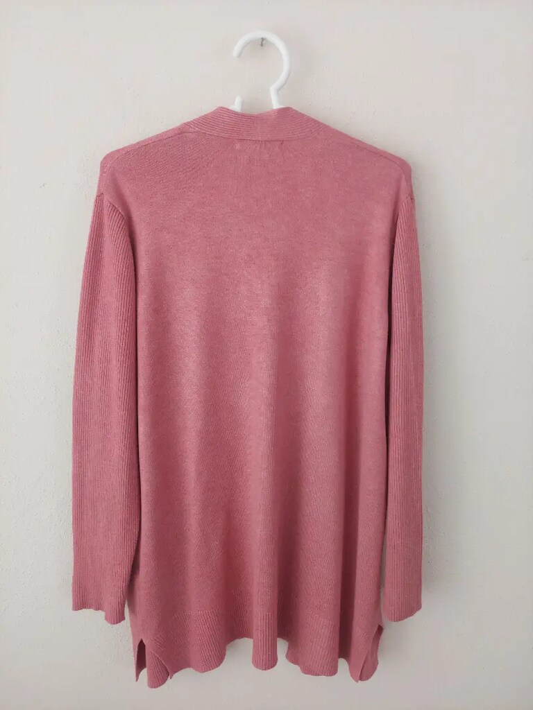 Bayan Viscose gül kurusu renk hırka - 3