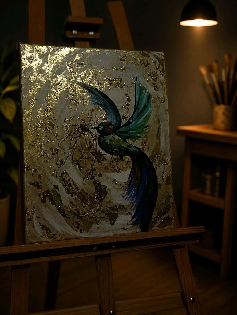 35X50 imzalı duvar tablosu - 2
