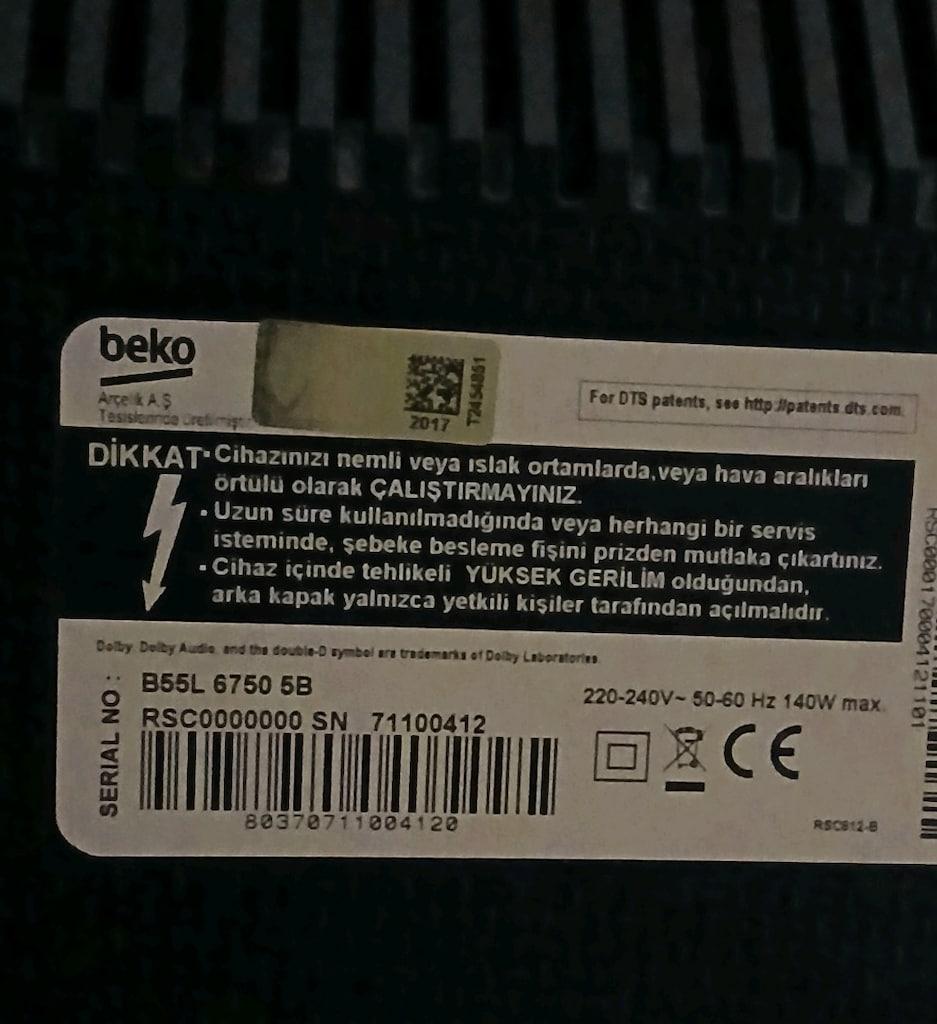 beko 140 ekran 55 " Smart Televizyon - 3