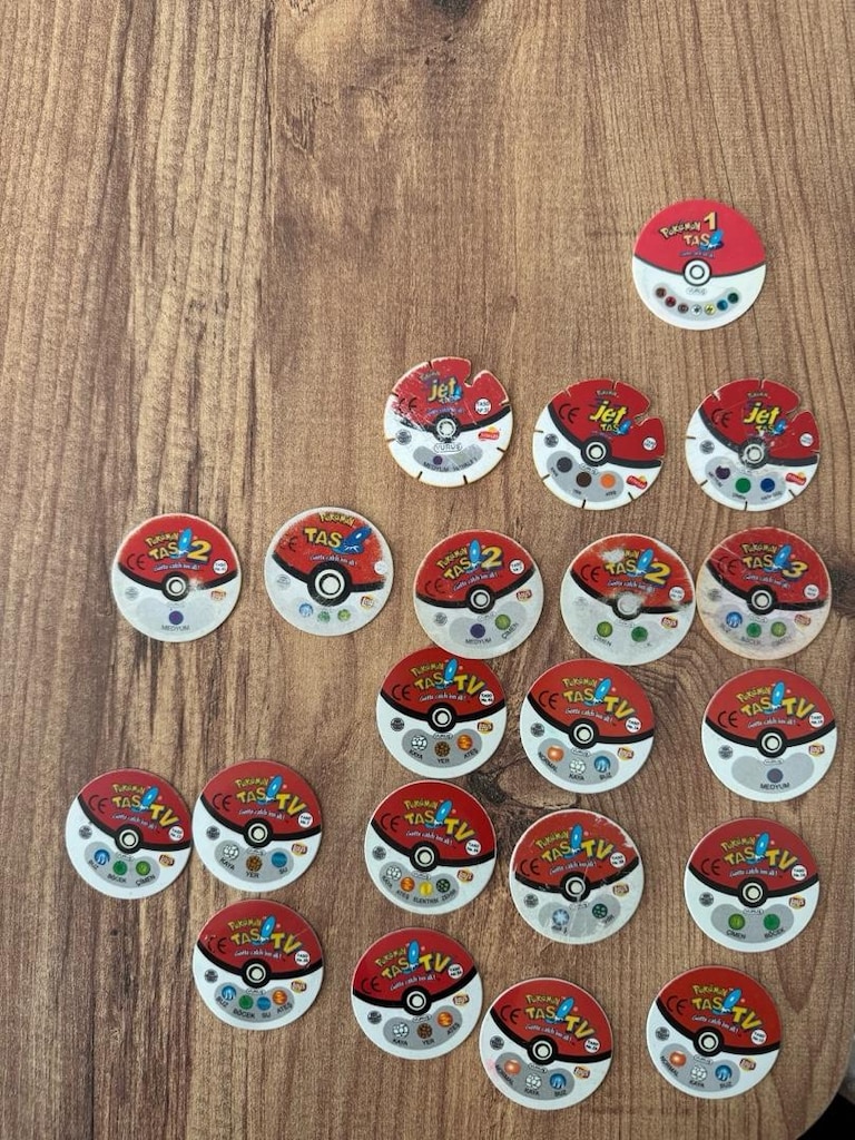 Pokemon Taso 1-2-3 , Jet , Pokemon Tv tasoları satılık - 2