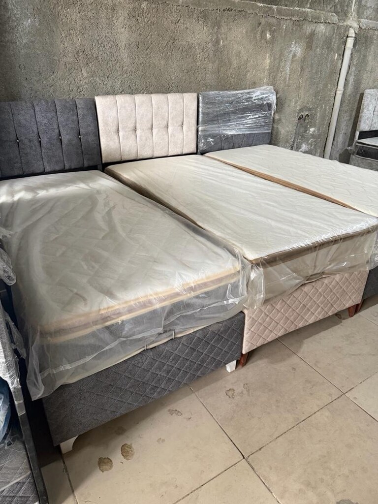 sıfır lüks tek kişilik baza başlık yatak - 5