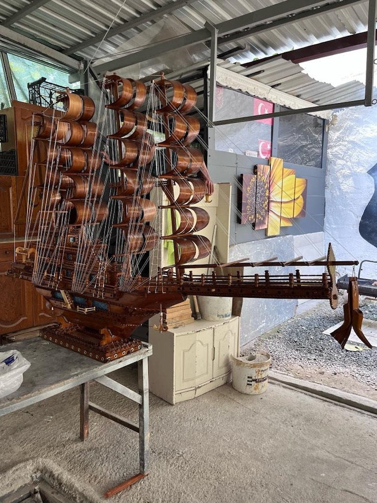 el yapımı dev ahşap gemi - 3