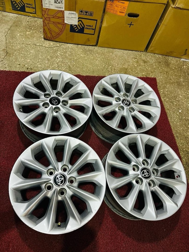 TOYOTA 16İNÇ HYBRİD ORJİNAL JANT TAKIMI TAKAS OLUR - 6