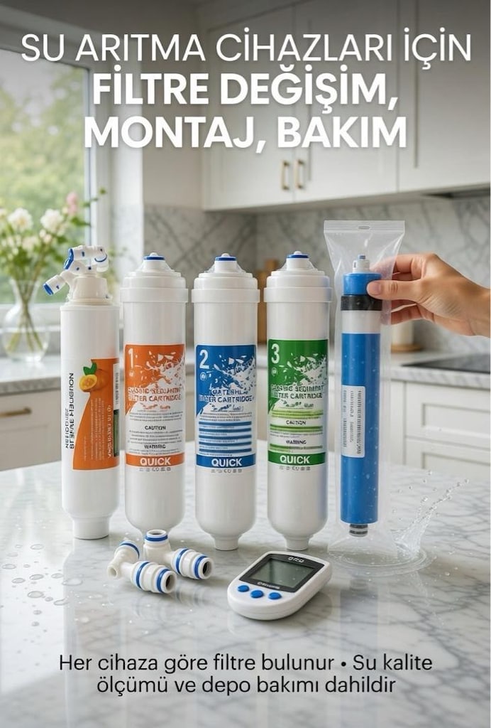 SU ARITMA CİHAZLARI FİLTRE DEĞİŞİMİ KAMPANYASI- MONTAJ DAHİL 1.700 TL. - 19