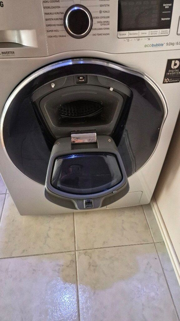 ACİL SATILIK Samsung 9/6 kg Kurutmalı Çamaşır Makinesi - 6