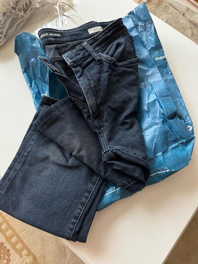 mavi jeans kot erkek sıfır jake 32