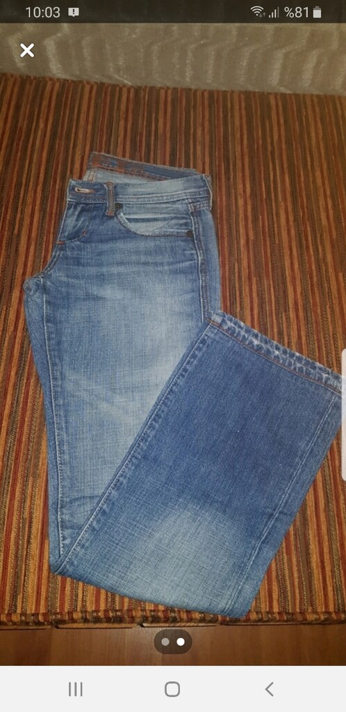 Loft jeans marka bayan mavi kot pantolon yeni gibidir - 2