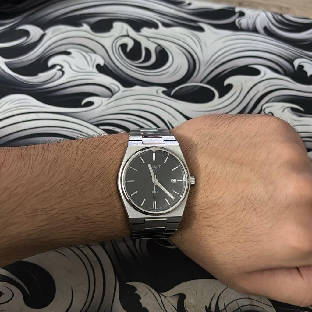 Tissot Prx Erkek Siyah Kadranlı Saat - 4